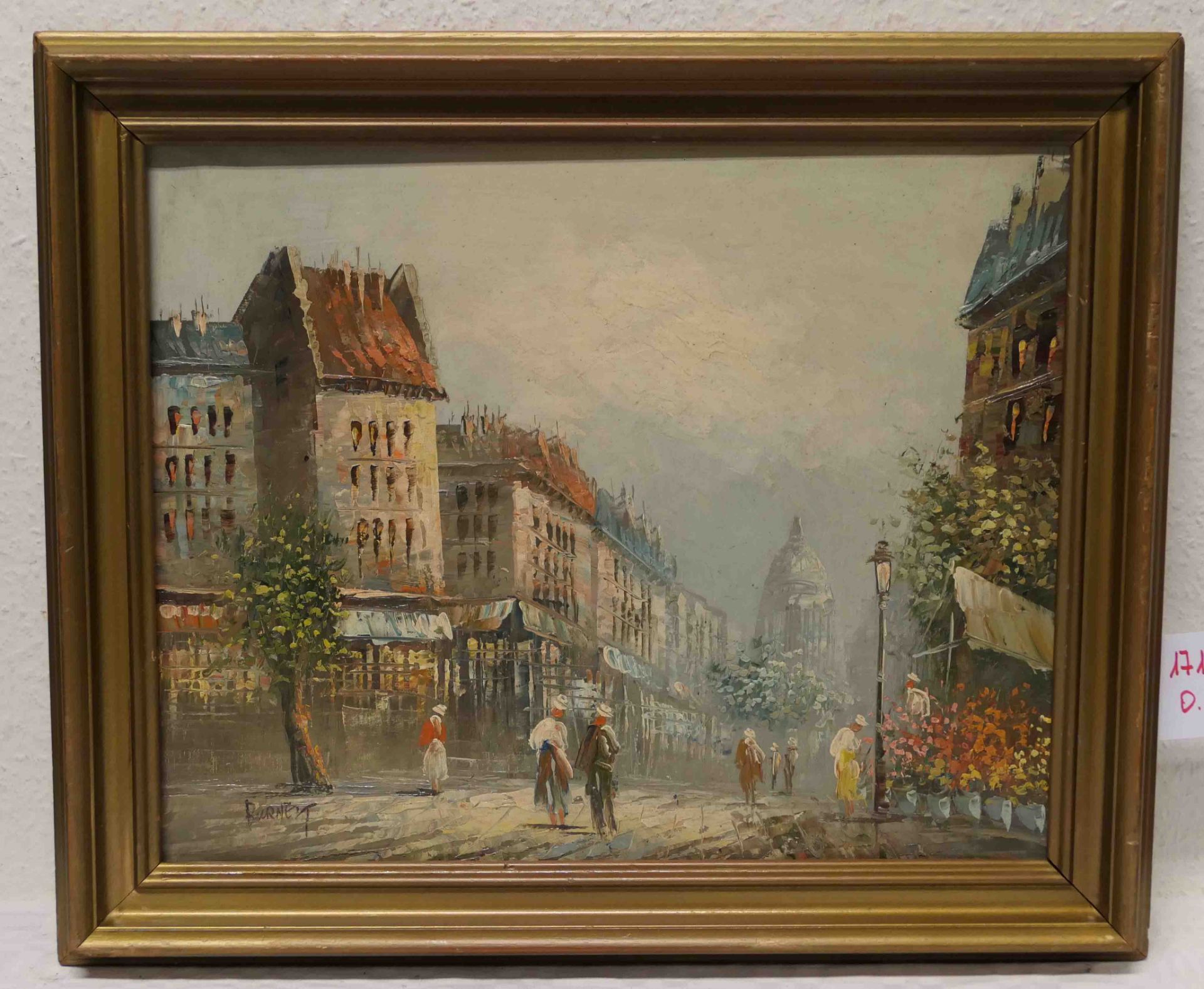 Burnett, Caroline: "Impressionistische Pariser Straßenszene"