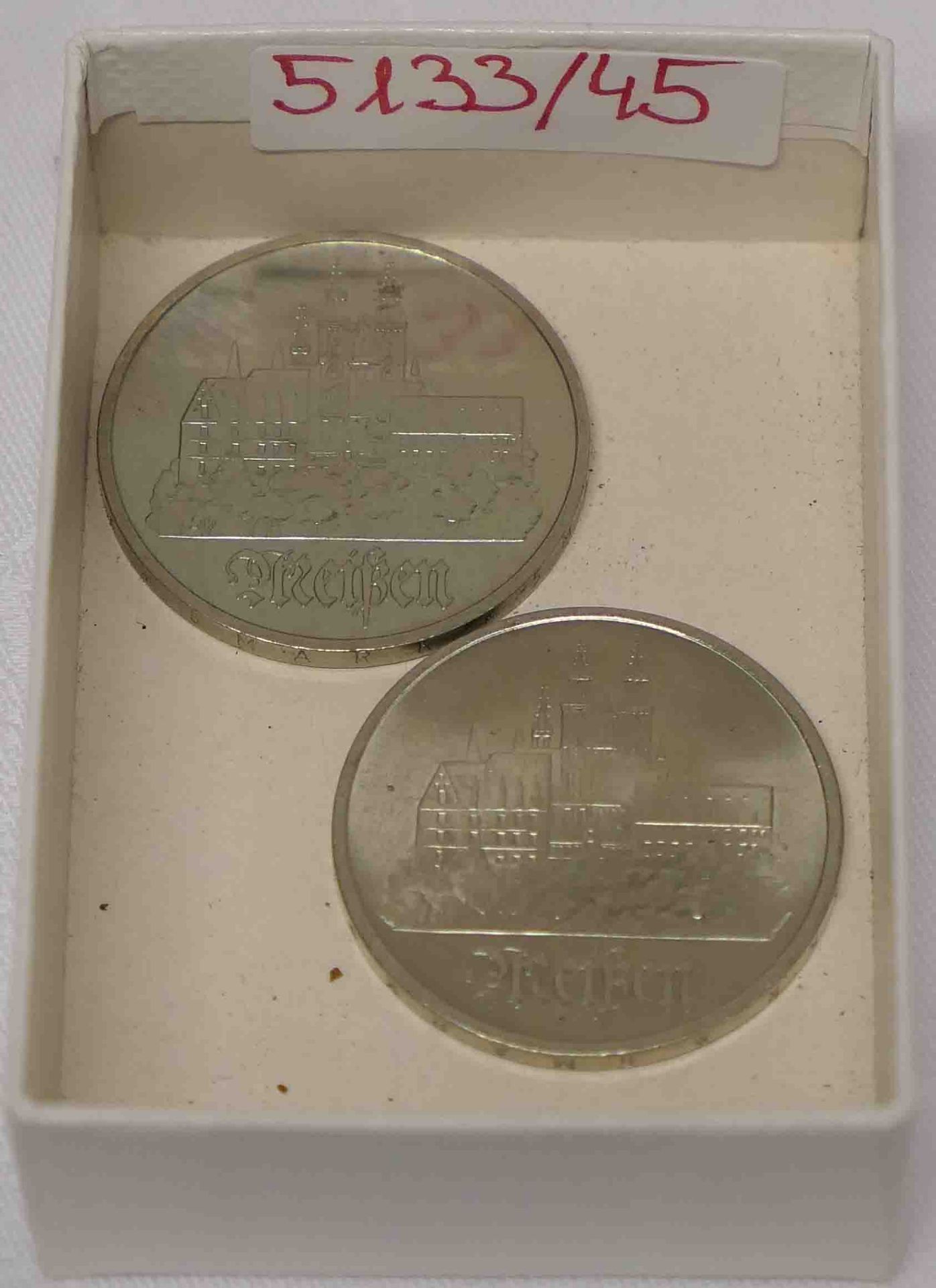 Zwei Münzen DDR