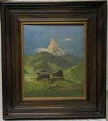 Mille, K.: "Blick auf das Matterhorn"