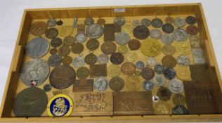 Posten von ca. 65 Stück Medaillen und Plaketten