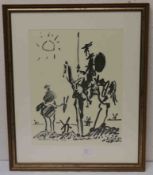 Picasso: "Don Quichotte und Sancho Panza"