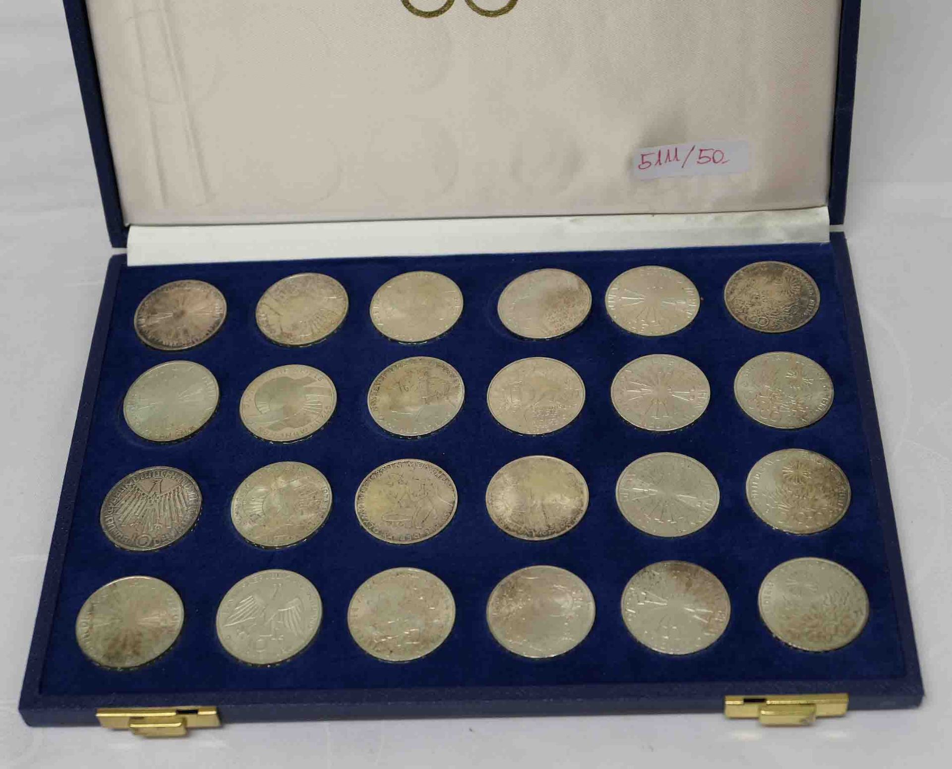 24 Gedenkmünzen, Olympia 1972