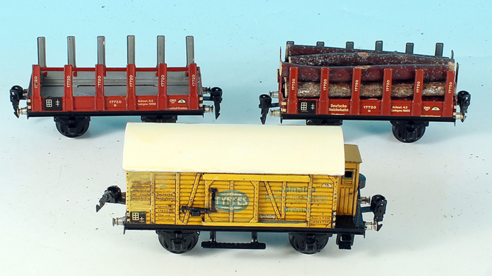 3 MÄRKLIN Güterwagen -  Spur 0