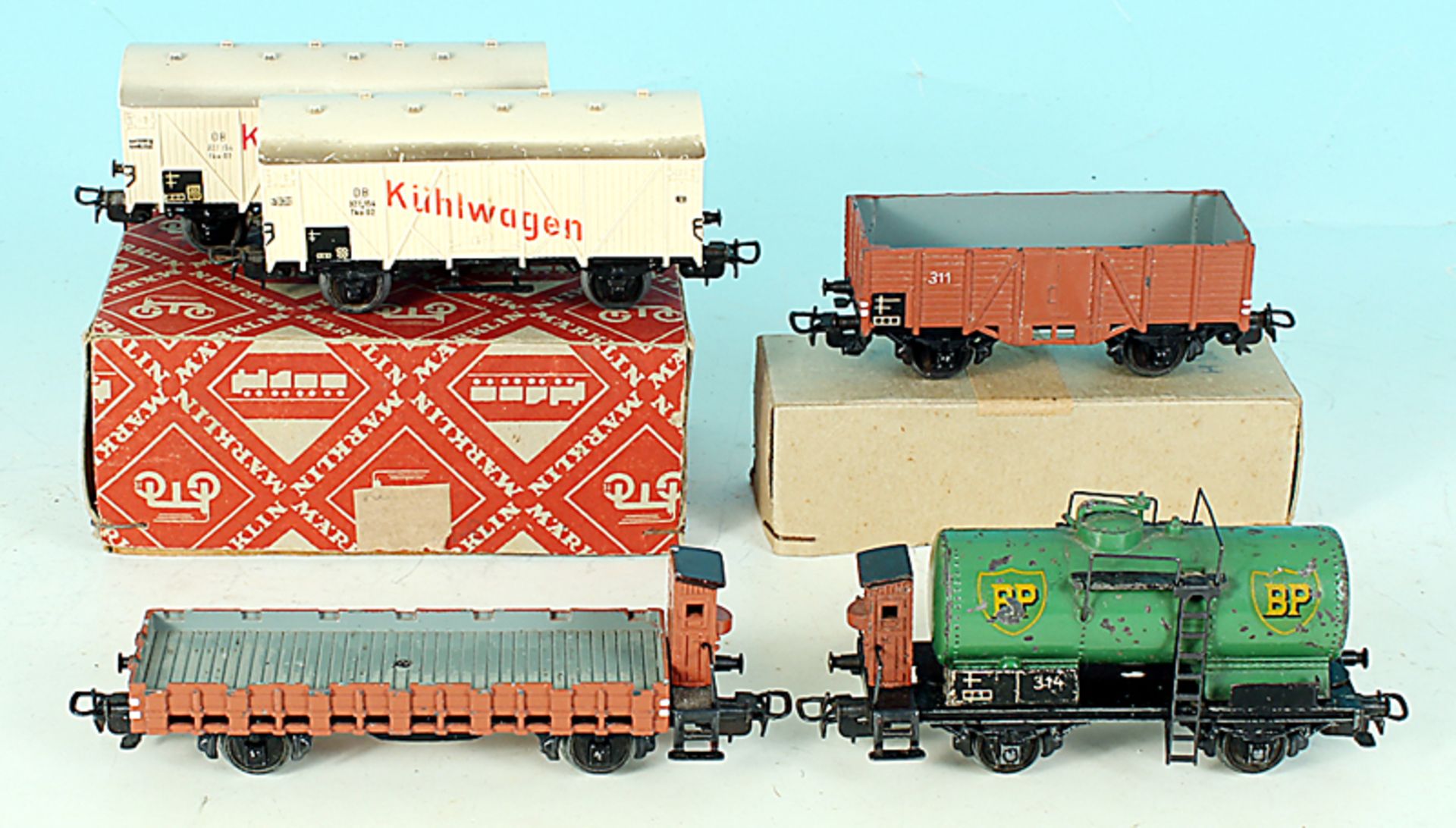 5 MÄRKLIN Güterwagen