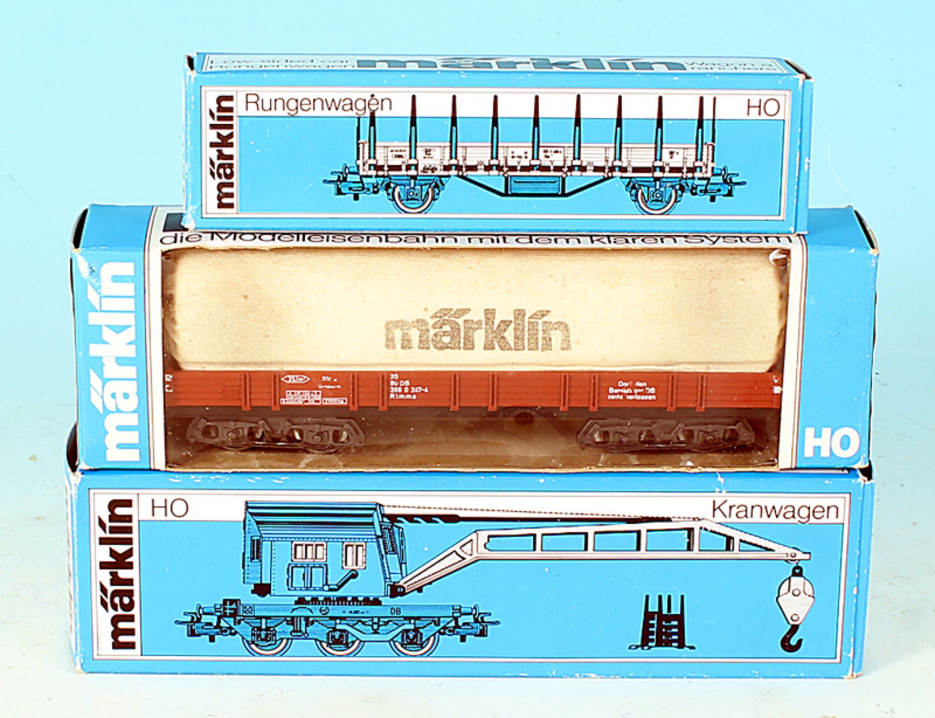 3 MÄRKLIN Güterwagen