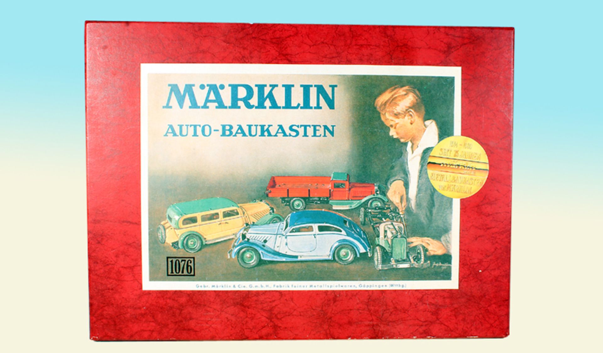 MÄRKLIN Autobaukasten-Leerkarton 1076