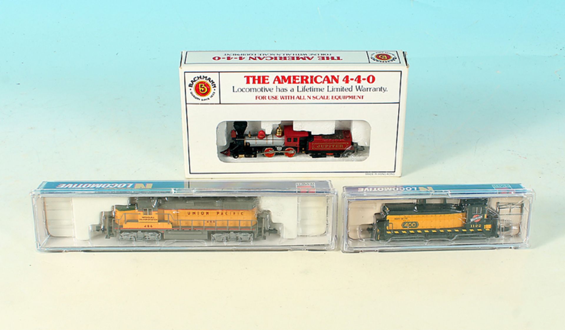 3 amerik. Lokomotiven - Spur N