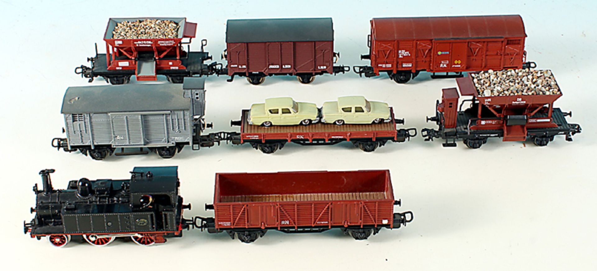 7 Güterwagen -  Spur H0