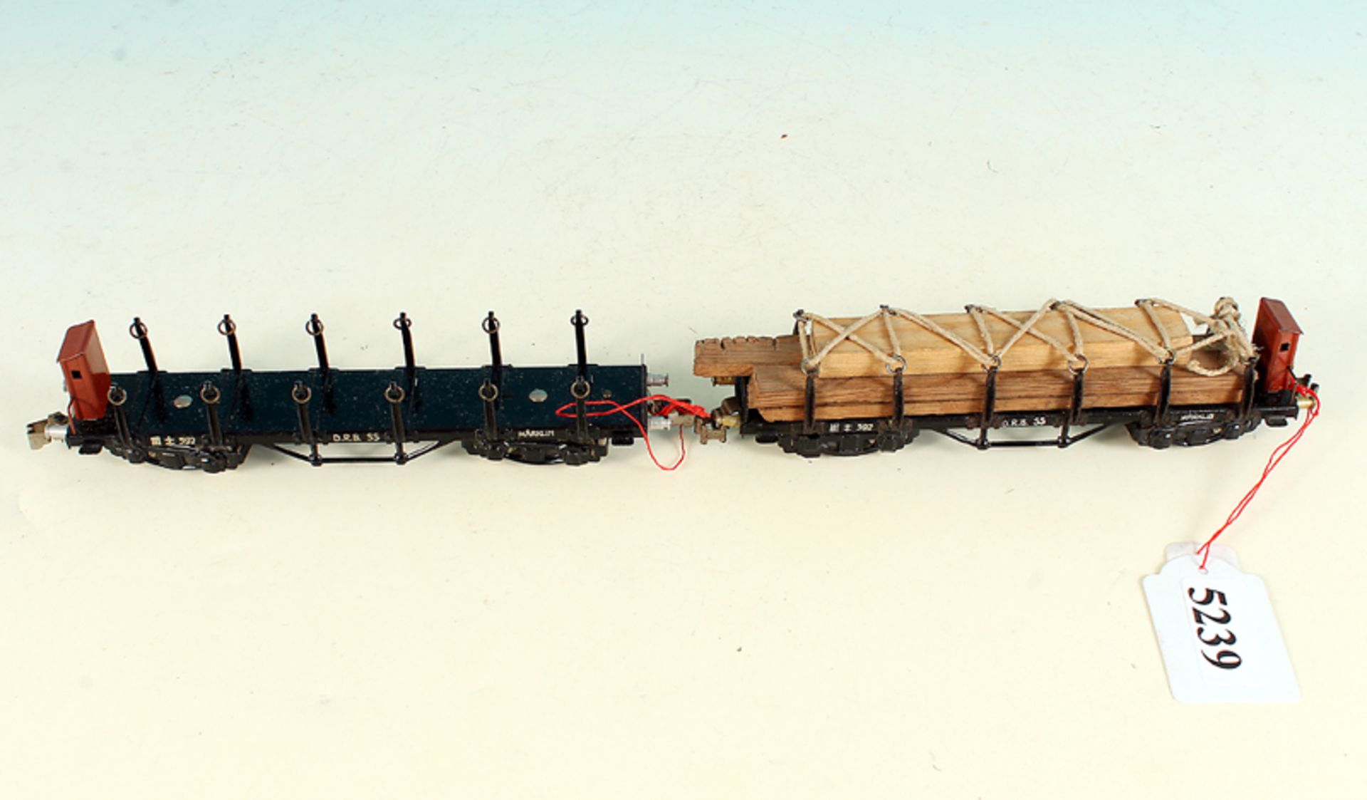 2 MÄRKLIN Rungenwagen 392 - Spur H0