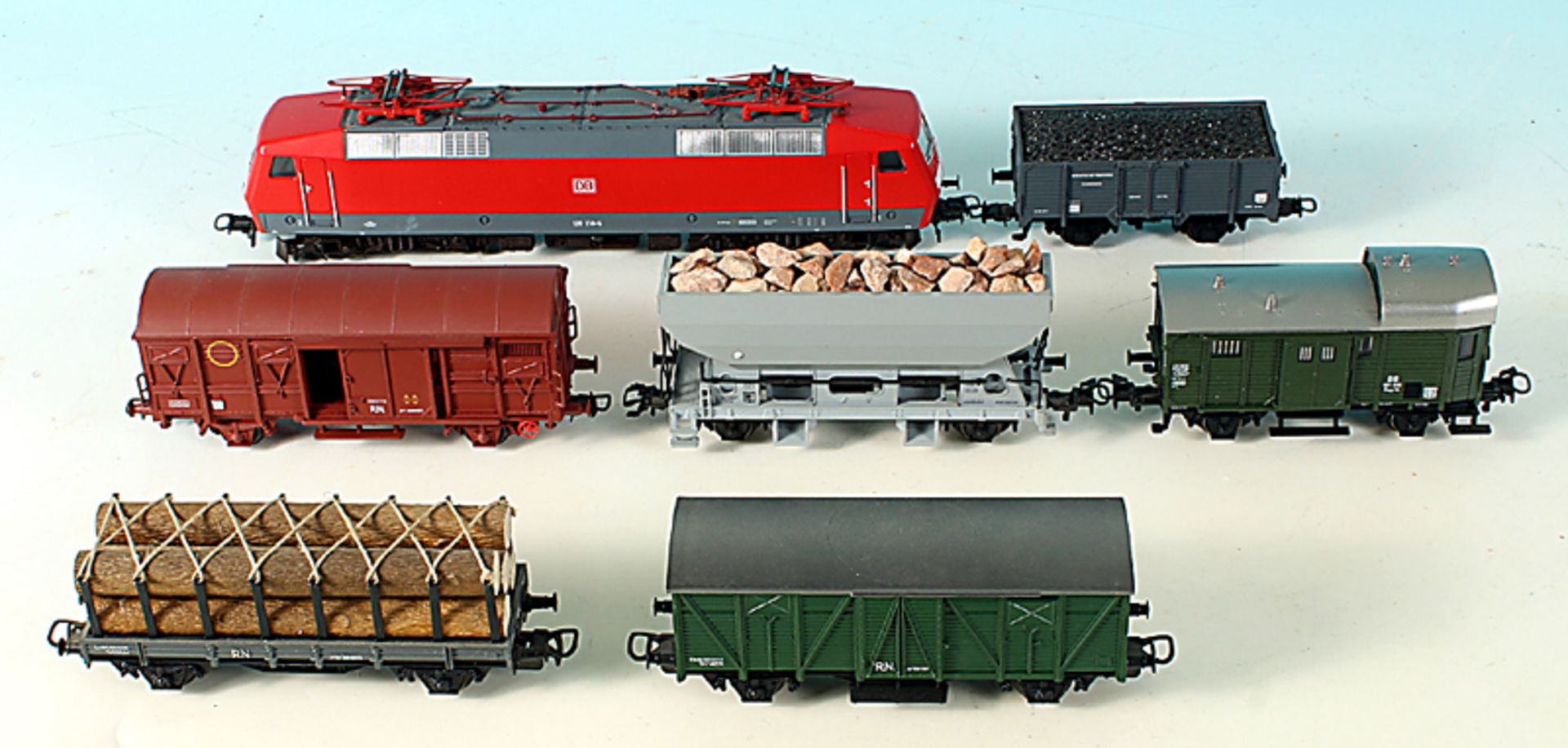 6 Güterwagen -  Spur H0