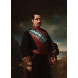 LUIS DE MADRAZO Y KUNTZ (Madrid, 1825 - 1897).Portrait of a Gentleman", 1865.Oil on canvas.