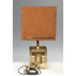 WILLY RIZZO (Naples, 1928-Paris ,2013).Table lamp; Italy, c.1970. Designed for Luminica.Base in