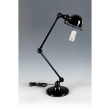 JEAN LOUIS DOMECQ (France, 1920 - 1983).Table lamp, model Loft D6440.Cast aluminium, black, glossy