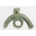 Tryphallus; Rome, 1st century AD.Bronze.Measurements: 5 x 7.5 cm.This is probably a representation