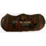 Spanish school of the third quarter of the 18th century."The Last Supper.Oil on canvas. Without