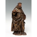 Andalusian school; first half of the 17th century."Saint John of the Cross".Carved and polychromed