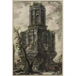 GIOVANNI BATTISTA PIRANESI (Mogliano Veneto, 1720 - Rome, 1778)."Avanzi di un antico Sepolcro,