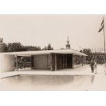 LUDWIG MIES VAN DER ROHE (Germany, 1886 - USA, 1969).German Pavilion in Barcelona. 1929Vintage