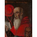 17th century Spanish school."Saint Jerome".Oil on canvas.Measurements: 62 x 47 cm.In this work the