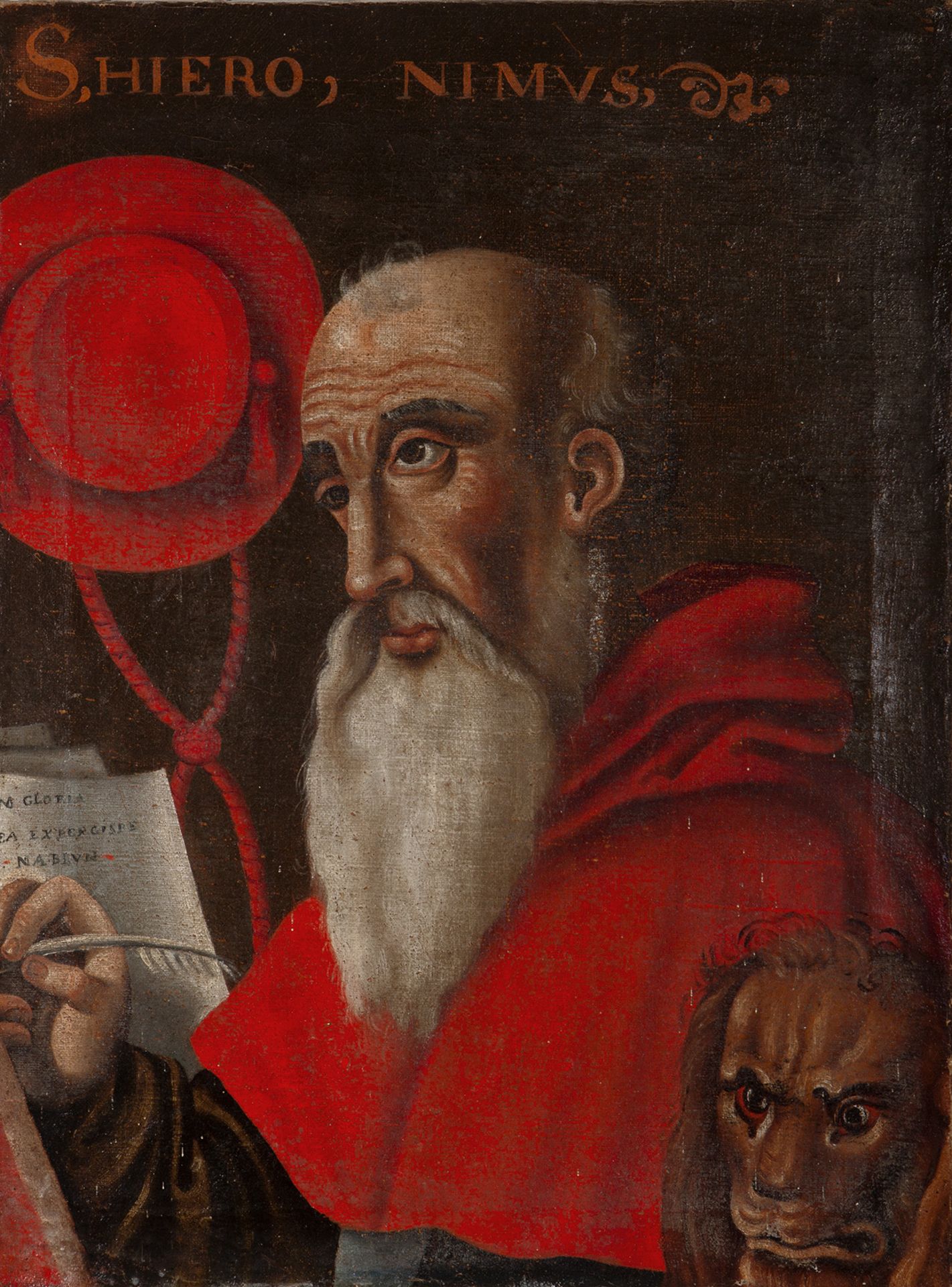 17th century Spanish school."Saint Jerome".Oil on canvas.Measurements: 62 x 47 cm.In this work the