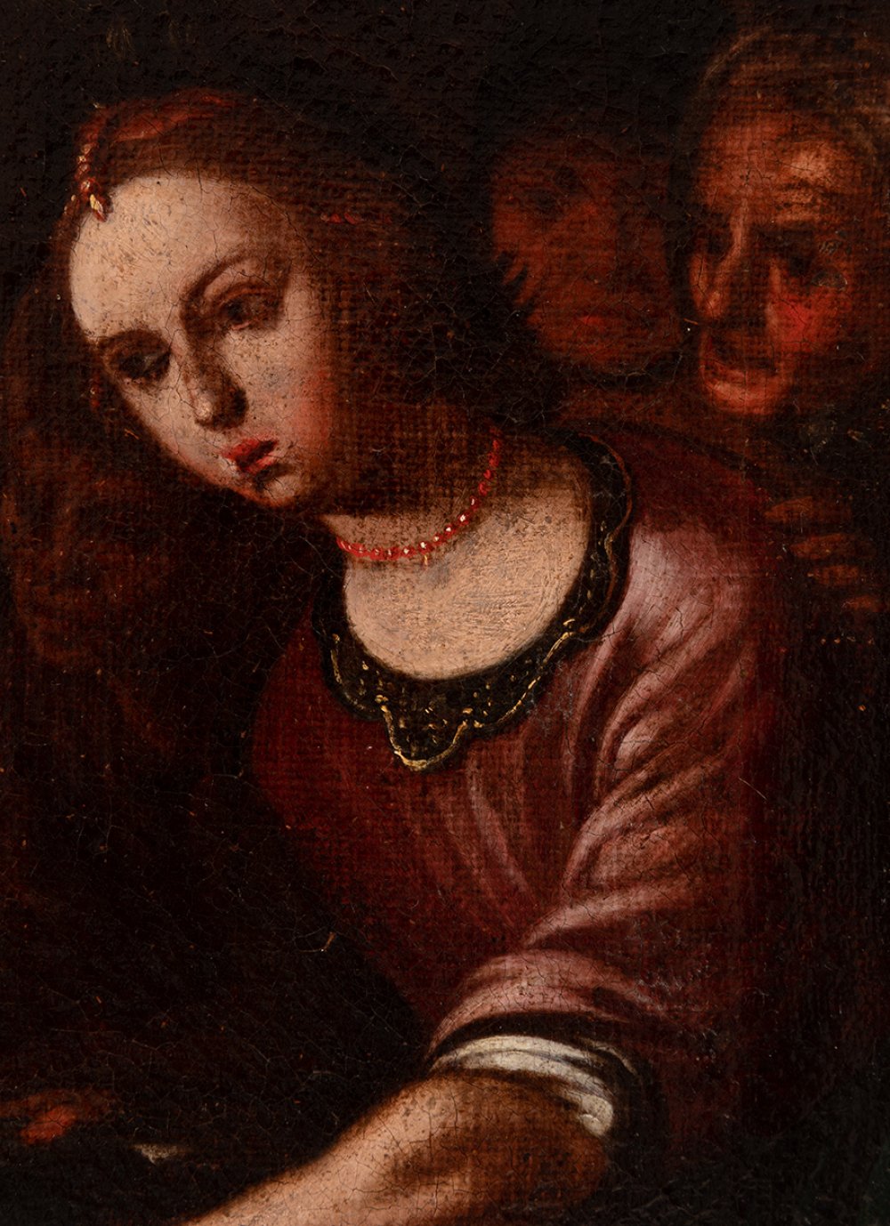 Workshop of ANTONIO DEL CASTILLO Y SAAVEDRA (Cordoba, 1616 - 1668)."Salome receiving the head of - Image 6 of 7