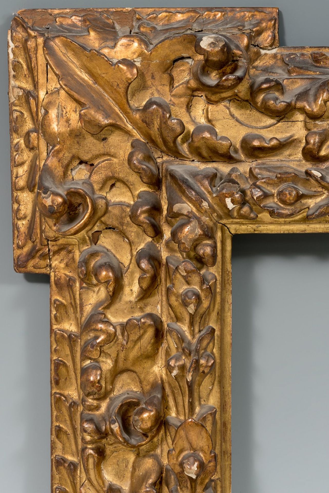 Frame; Spain, second half of the 17th century.Wood found and gilded with fine gold.Measurements; - Bild 4 aus 6