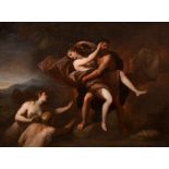 PAOLO DE MATTEIS (Salerno, Naples, 1662 - 1728)."The Rape of Persephone", c. 1705-1710.Oil on