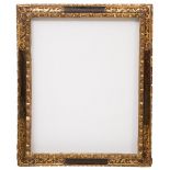 Spanish frame; 18th century.Carved and polychromed wood.It presents faults in the carving and in the