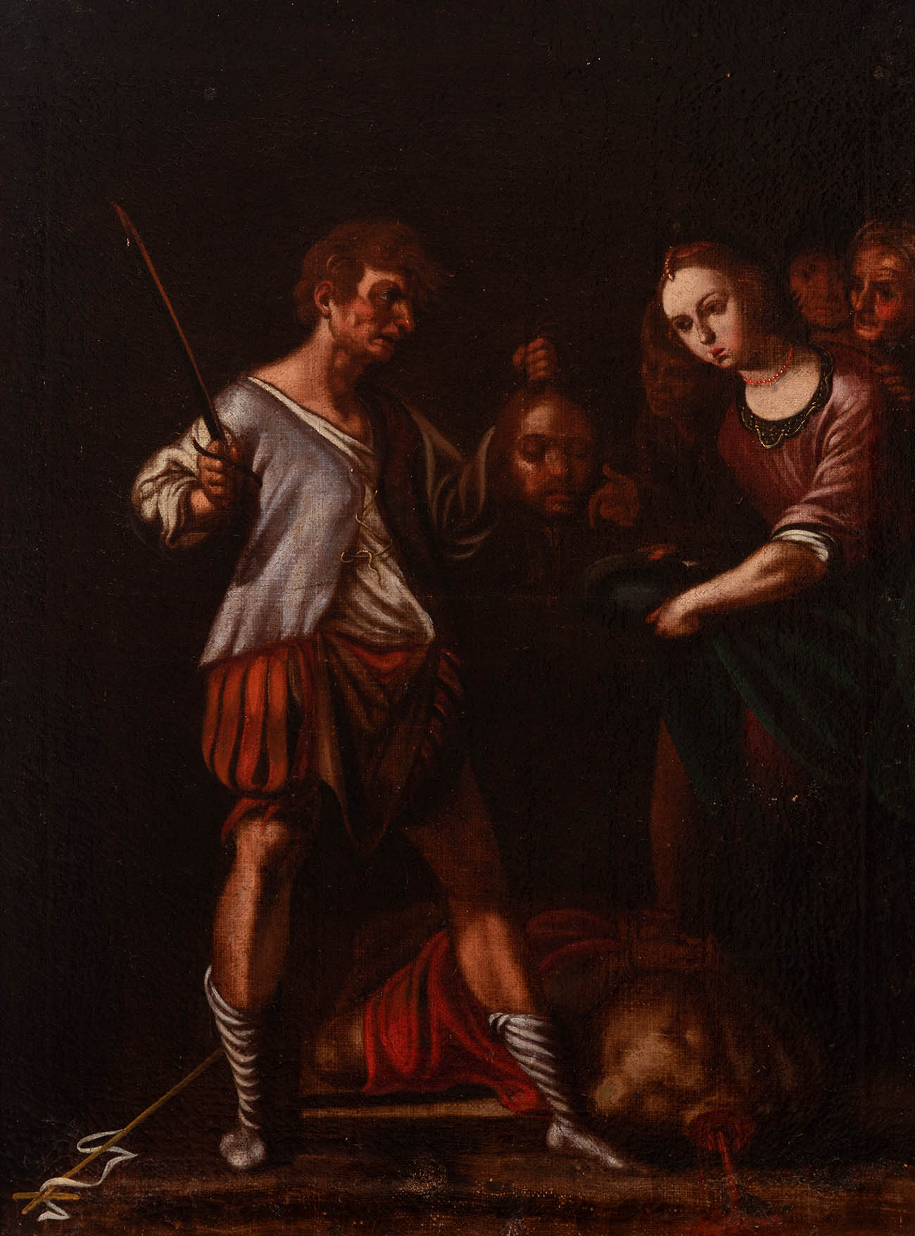Workshop of ANTONIO DEL CASTILLO Y SAAVEDRA (Cordoba, 1616 - 1668)."Salome receiving the head of