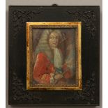 Spanish school; first third of the 18th century."Philip IV of Bourbon".Oil on copper.It presents