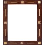 Frame; Mexico, 19th century.Rosewood, mother-of-pearl and bone.Measurements: 22 x 17 cm; 24 x 18 cm;