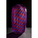 VENINI. Italy, 1982.Blown glass vase.Signed and dated on the base.Measurements: 28 cm (height) x