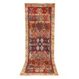 Turkish kilim, first half of the 19th century.Hand-knotted wool.Measurements: 148 x 397 cm.This