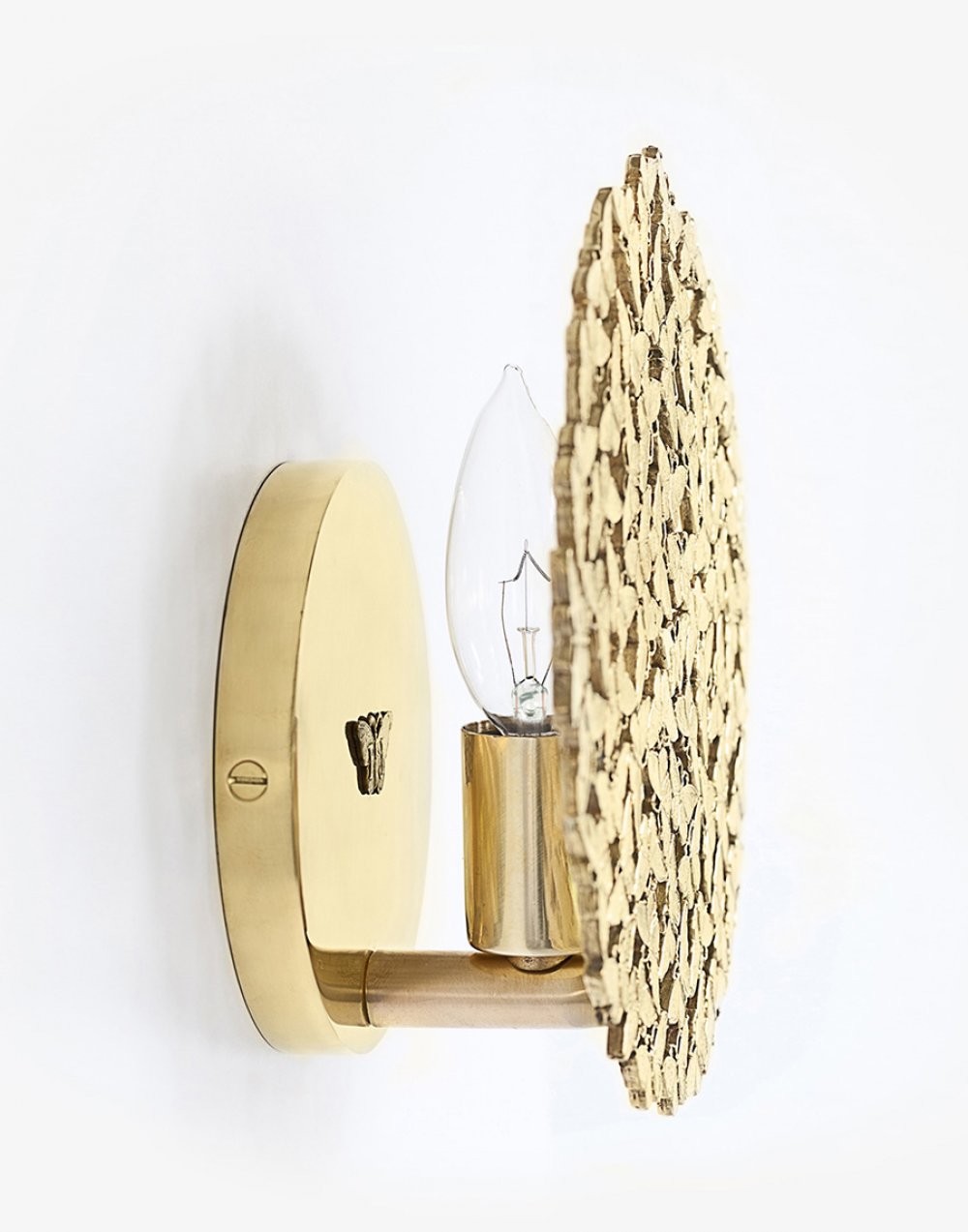 FRED AND JUUL (2009, Fiesole, Florence).Set of three "Johnnie" wall lamps.Brass.Signed.This piece - Image 4 of 6