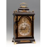 George III Bracket Clock, signed GEORGE CLERK (active ca.1780). London, last third 18th century.
