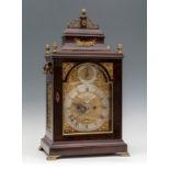 George III Bracket Clock, signed JOHN TAYLOR. London, third quarter of the 18th century.Mahogany