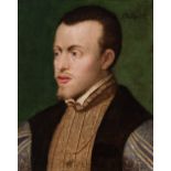 Spanish School, ca. 1555."Portrait of Philip, Prince of Asturias.Oil on oak panel.Provenance: