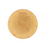 Isabel II 10-escudos coin, 1868, Madrid mint.Gold of 0,900 thousandths.Weight: 8,33 grams.