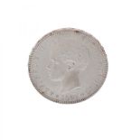 5 peseta coin of Alfonso XIII, 1899.Silver of 0,900 thousandthsWeight: 25 grs. (Each one)