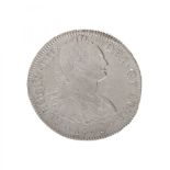 Silver of 0,900 thousandth.Measurements: 40,24 mm diameter.Weight: ca. 26,93 grs.Spanish coin in