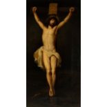RAMÓN MARTÍ ALSINA, (Barcelona, 1826 - 1894). "Christ on the Cross". Oil on canvas.
