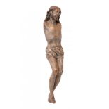 Spanish Christ from the end of the 17th century, beginning of the 18th century.Walnut wood.Christ