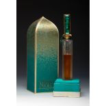 "Nuits Indiennes", perfume by JEAN-LOUIS SCHERRER. France, year 1993.Glass bottle.Provenance: