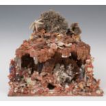 Bethlehem; Following 19th century models, Trapani; 20th century.Terracotta, coral, shells, glass