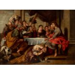 Spanish school, 17th century."Supper at the House of Simon the Pharisee". After Pedro Pablo