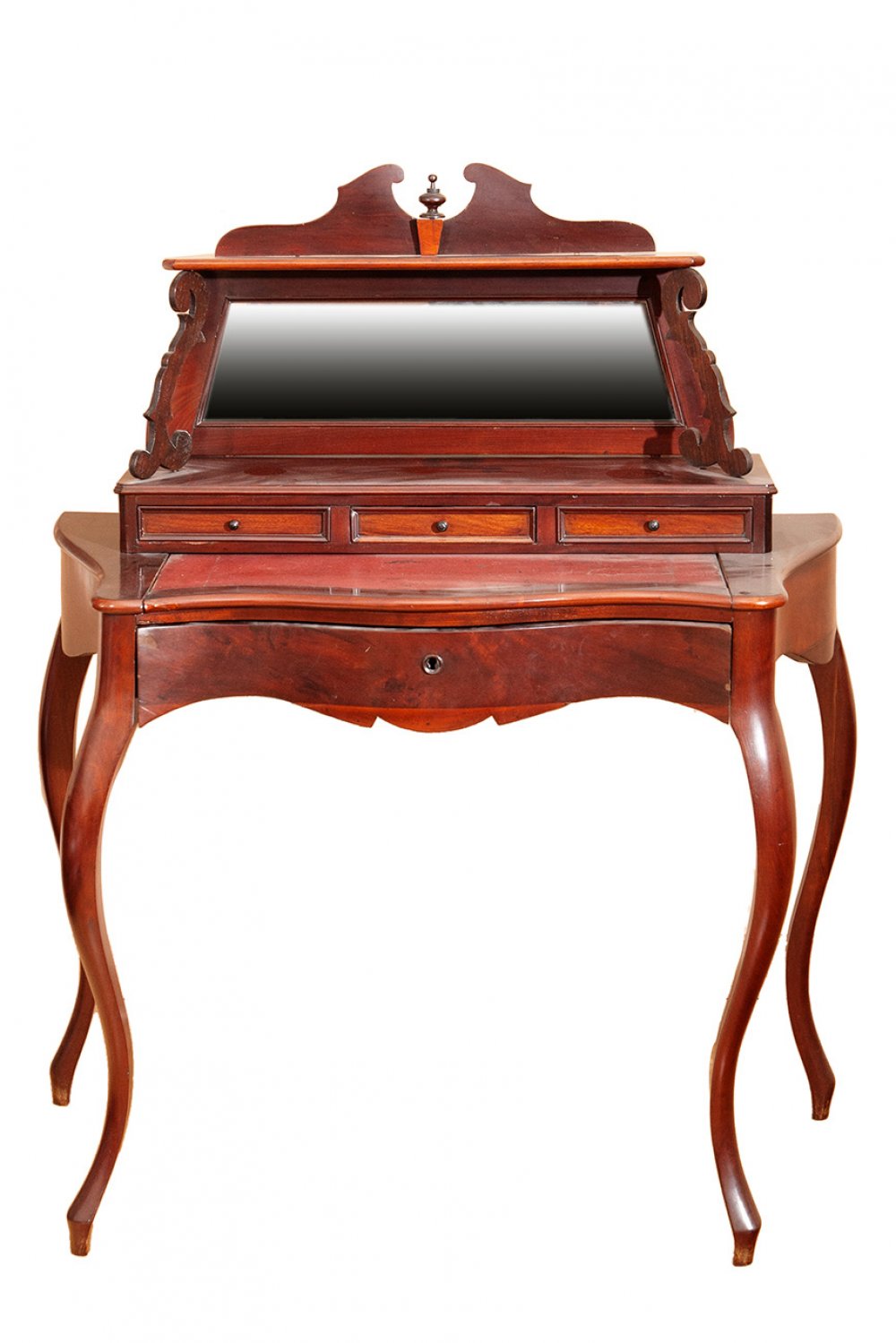 Fernandino style writing table.Walnut wood.Measurements: 79 x 44 x 96 cm.Fernandino style writing