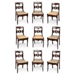 Chairs; Queen Governor, circa 1830.Mahogany.They present faults and restorations in the carving.