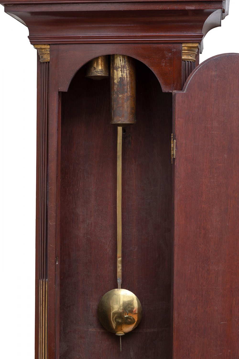 Daniel Droz grandfather clock, 19th century.Mahogany wood.Measurements: 234 x 52 x 27 cm.Swiss - Image 4 of 4