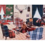 LAURIE SIMMONS (Long Island, New York, 1949)."Plaid living room". The instant decorator Series,