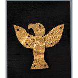 Wall lamp with an eagle. Scythian, 5th century BC.Gold.Provenance: private collection, Spain.